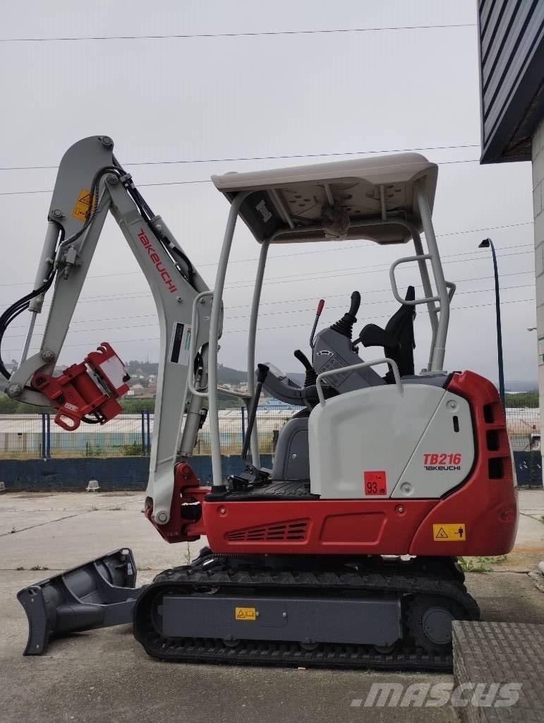 Takeuchi TB 216 Mini bageri <7t