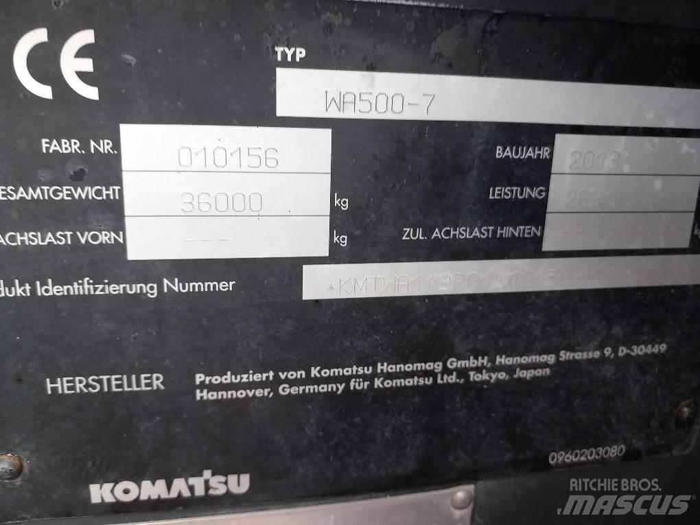 Komatsu WA500-7 Utovarivači na kotačima