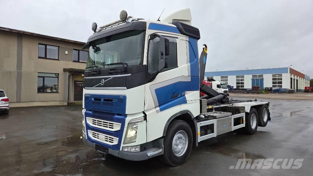 Volvo FH500 6X2 Rol kiper kamioni s kukama za dizanje