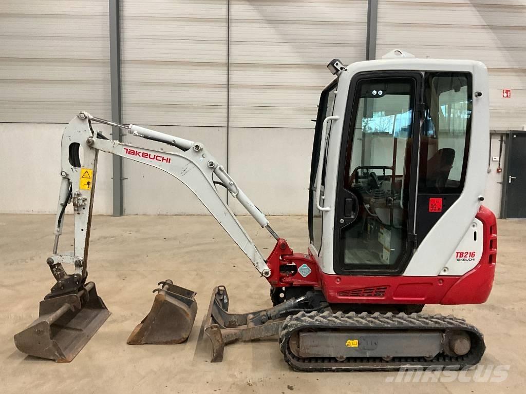 Takeuchi TB 216 Mini bageri <7t