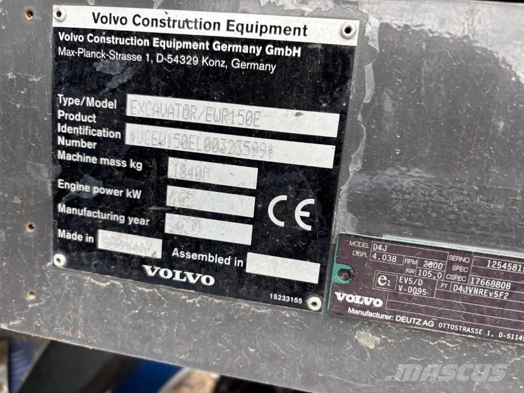 Volvo EWR 150 E Bageri na kotačima
