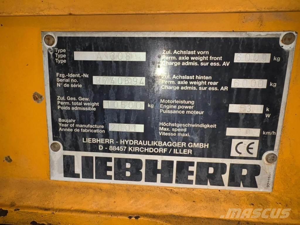 Liebherr A308 Bageri na kotačima