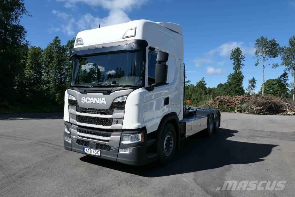 Scania G500B6x2NB Rol kiper kamioni s kukama za dizanje