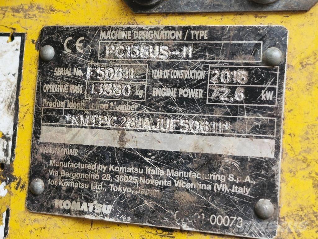 Komatsu PC 138 US-11 Bageri gusjeničari