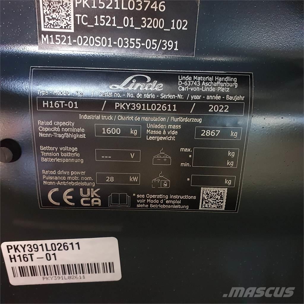 Linde H16T Plinski viličari