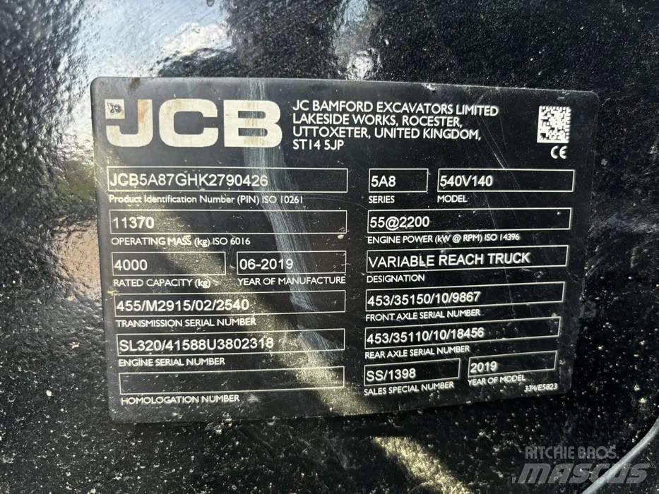 JCB 540-140 Teleskopski viličari