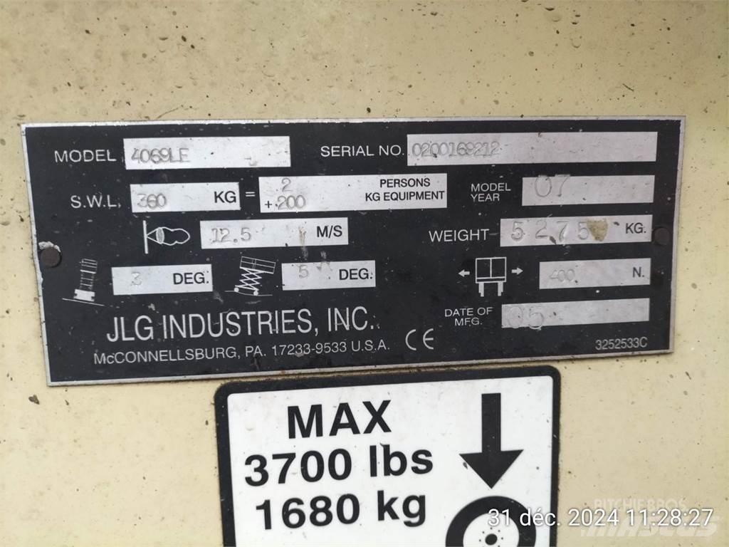 JLG 4069LE Škaraste platforme