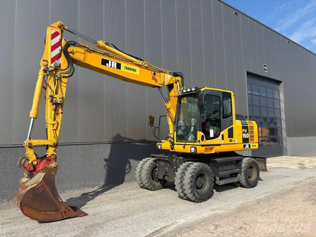 Komatsu PW 160 Bageri na kotačima