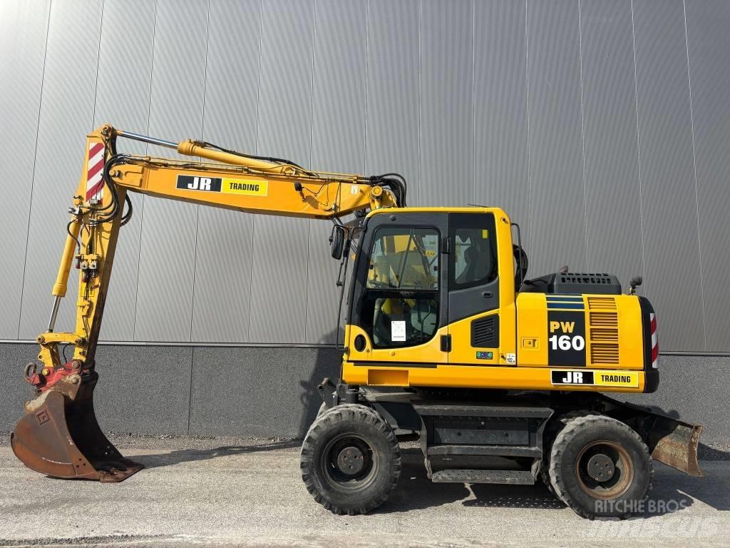 Komatsu PW 160 Bageri na kotačima
