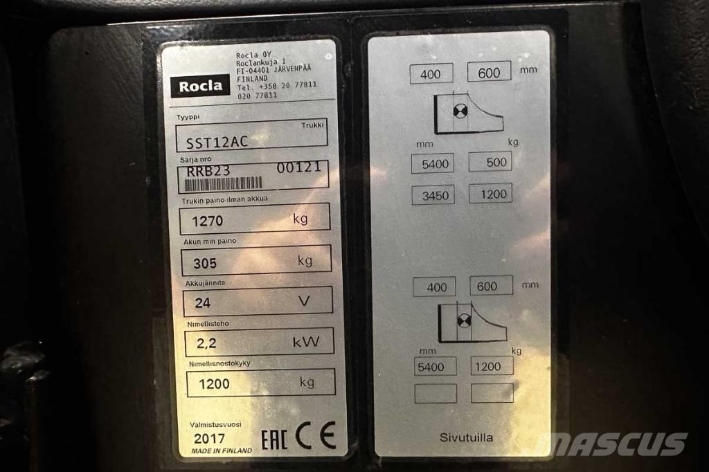 Rocla SST 12 AC Samopogonski ručni viličari