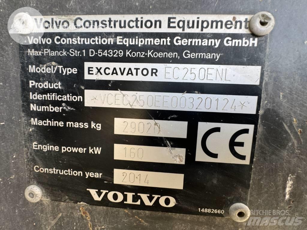 Volvo EC 250 E N L Bageri gusjeničari