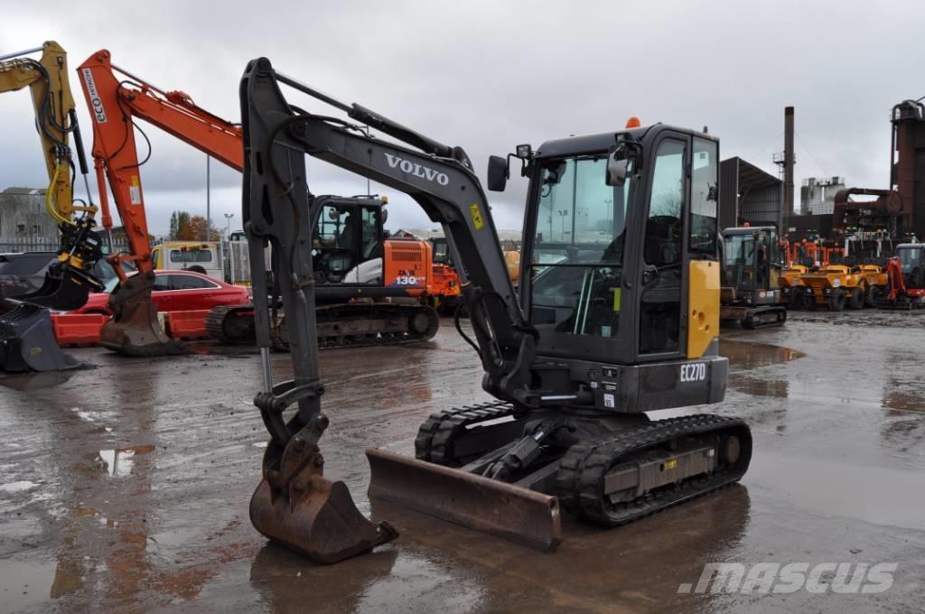 Volvo EC 27 D Mini bageri <7t