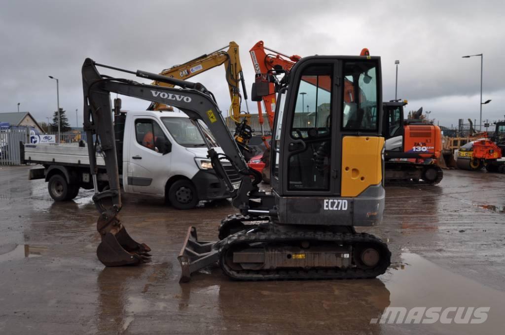 Volvo EC 27 D Mini bageri <7t