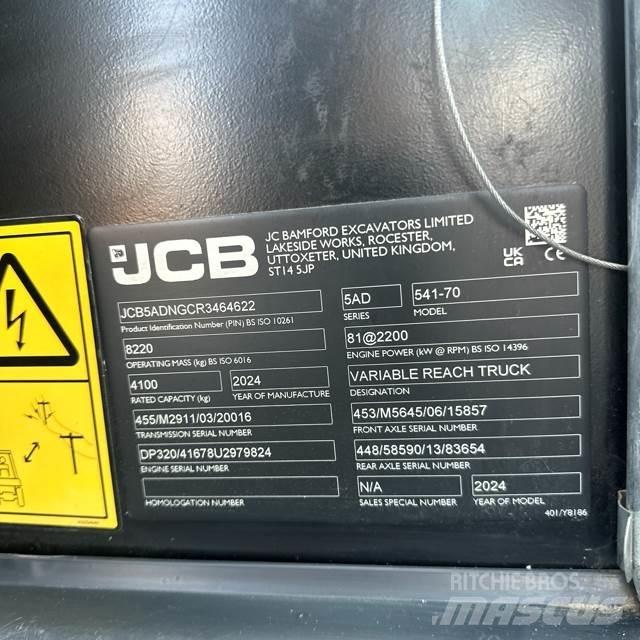 JCB 541-70 Teleskopski viličari