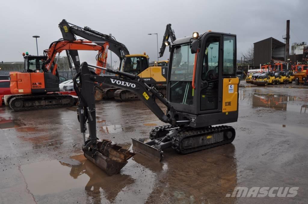 Volvo EC 18 E Mini bageri <7t