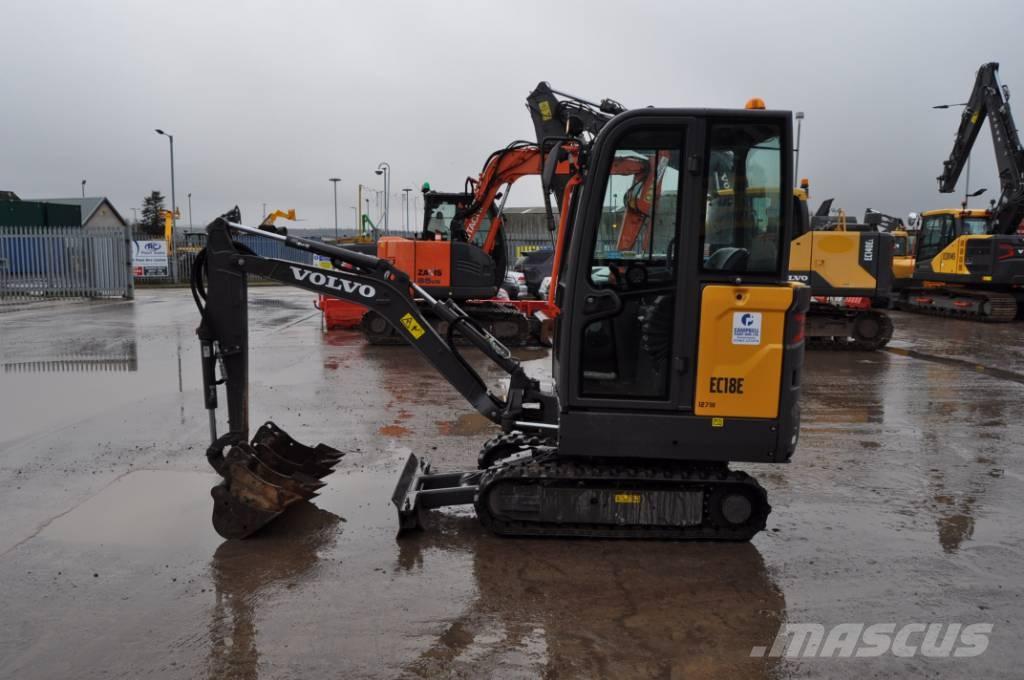 Volvo EC 18 E Mini bageri <7t