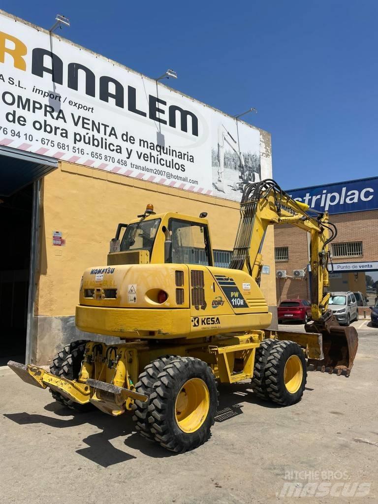 Komatsu PW 110 Bageri na kotačima