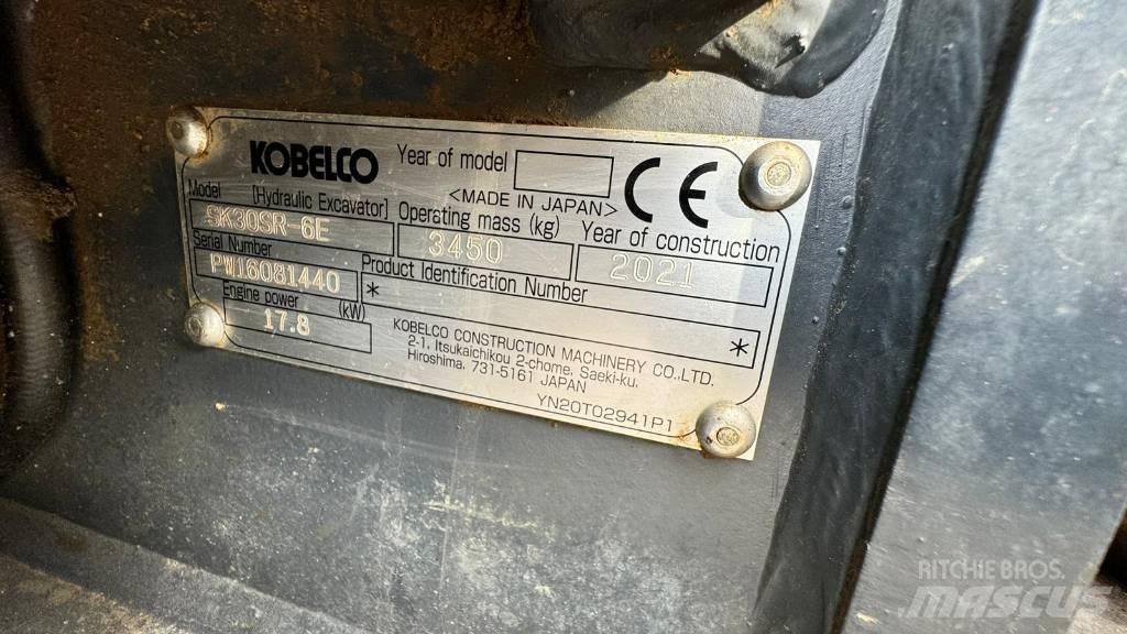 Kobelco SK 30 SR-6E Mini bageri <7t
