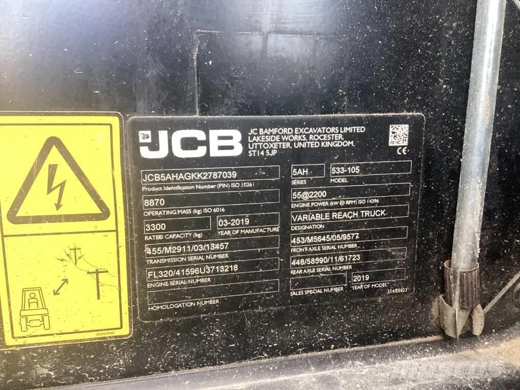 JCB 533-105 Teleskopski viličari