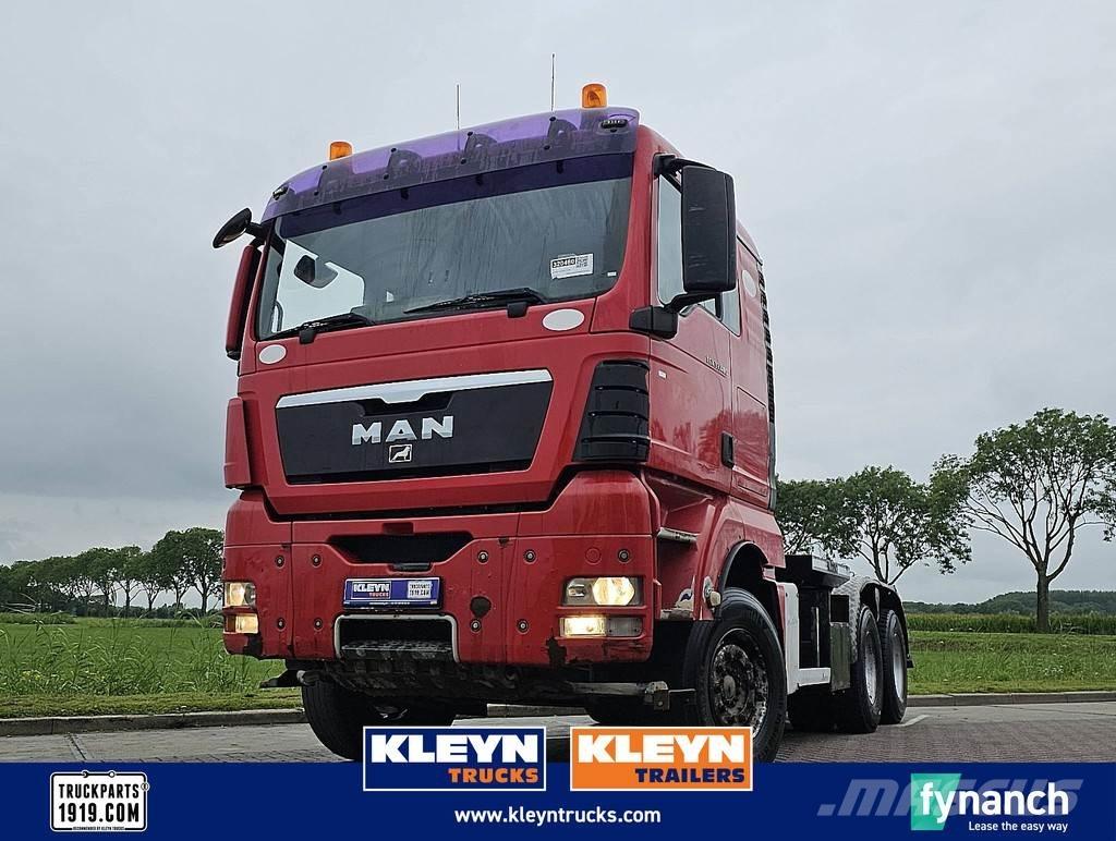 MAN 33.400 TGS 6X4 Rol kiper kamioni s kukama za dizanje