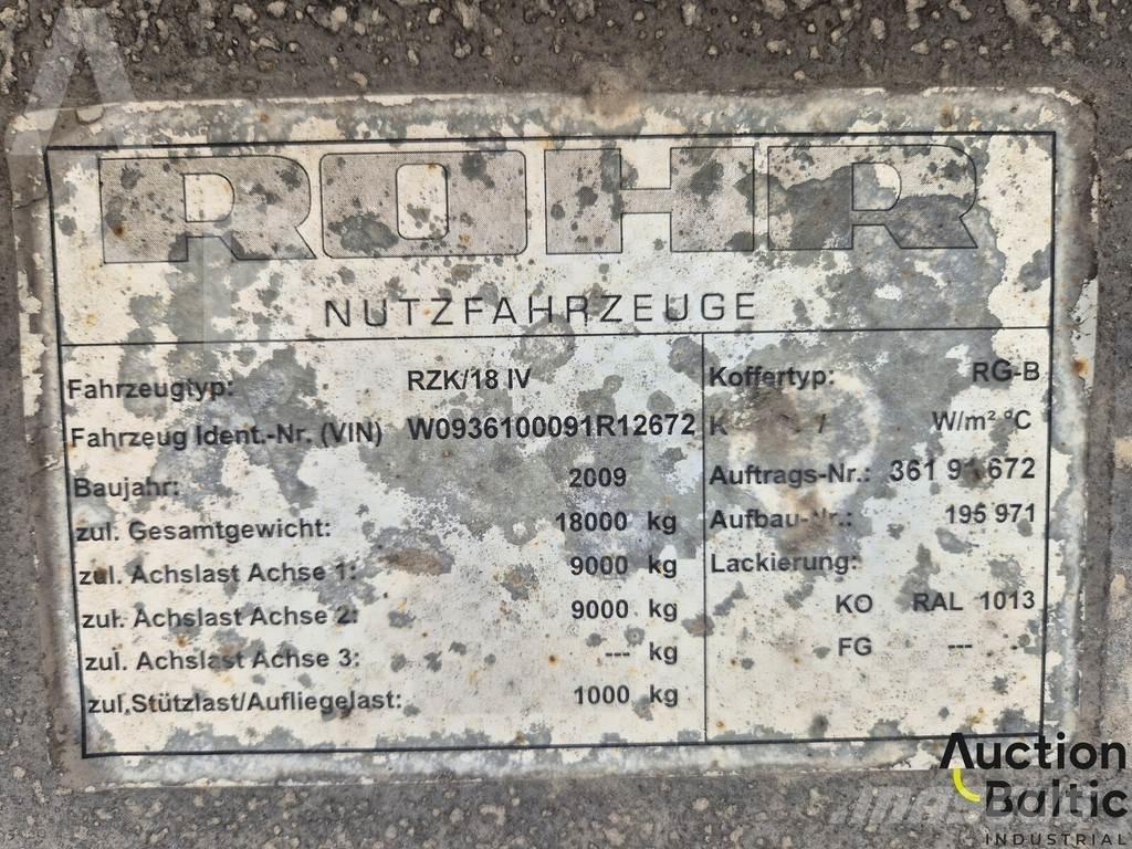 Rohr RZK 18 IV Poluprikolice sa ceradom
