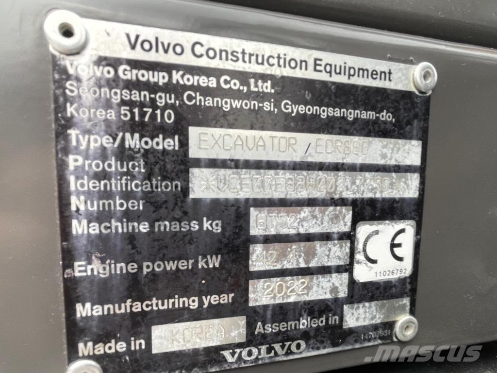 Volvo ECR88D Midi bageri 7t – 12t