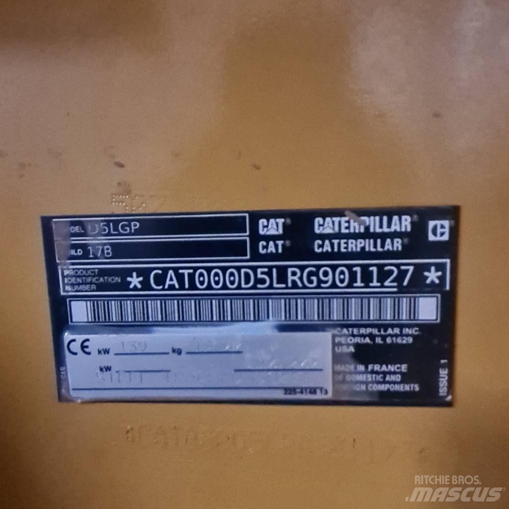 CAT D 5 LGP Buldožeri gusjeničari