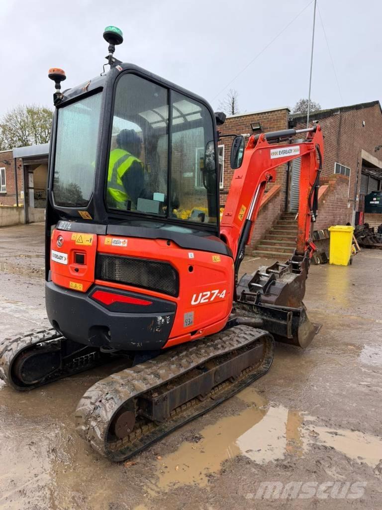 Kubota U 27-4 Mini bageri <7t