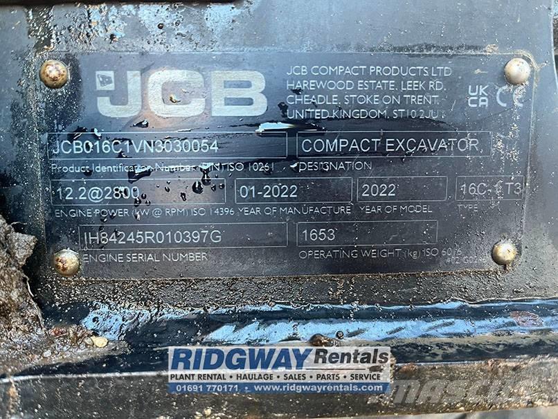 JCB 16 C-1 Mini bageri <7t