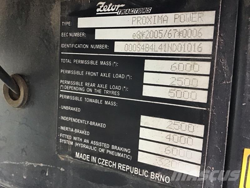 Zetor Proxima 120 Traktori