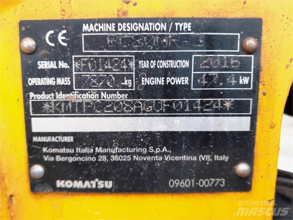 Komatsu PC80 Mini bageri <7t