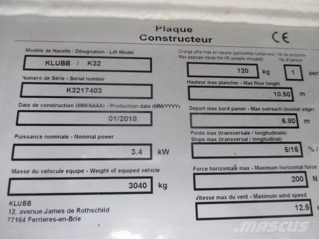 Klubb K32 Auto košare