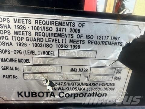 Kubota U 17-3 Mini bageri <7t
