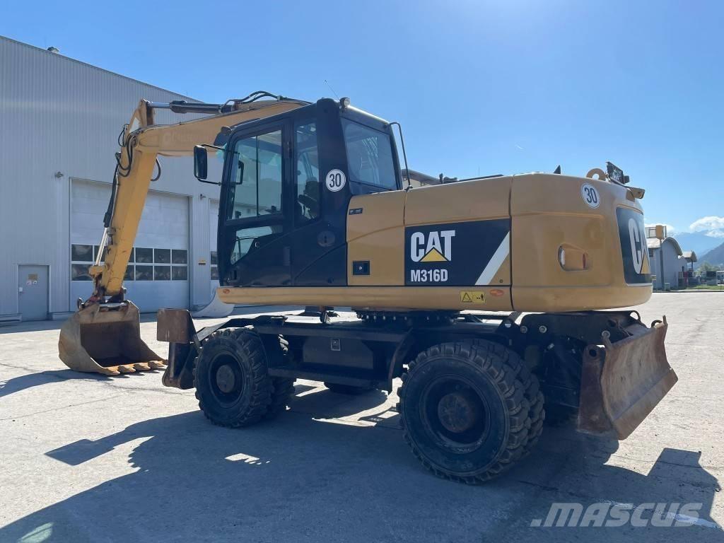 CAT M 316 D Bageri na kotačima