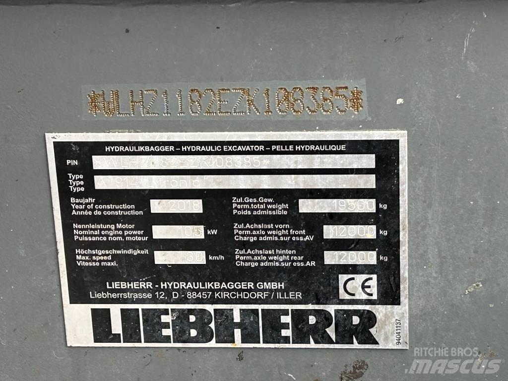 Liebherr A914 / LH18M Rukovanje materijalom – ostalo