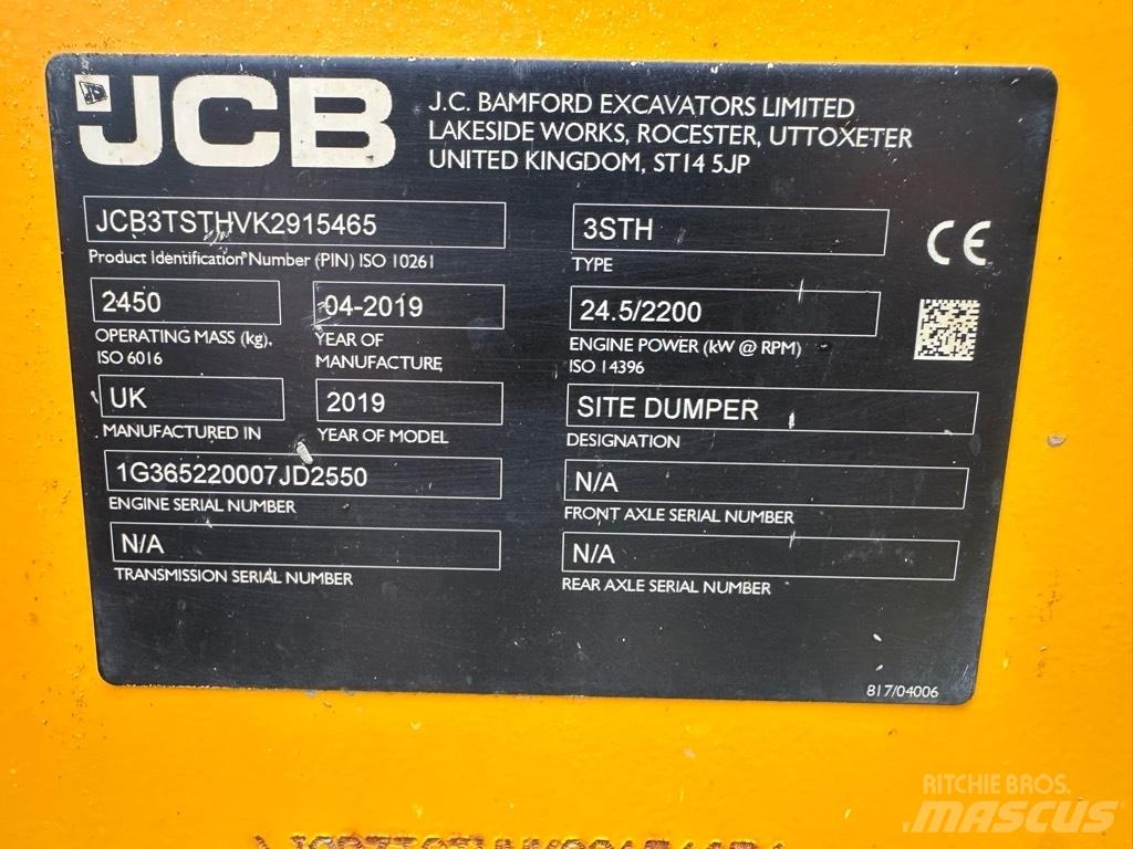 JCB 3STH SWIVEL Demperi za gradilišta