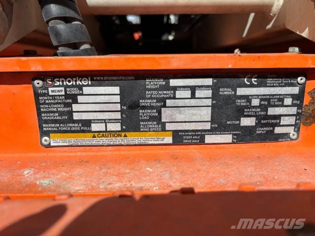Snorkel S3219E Škaraste platforme