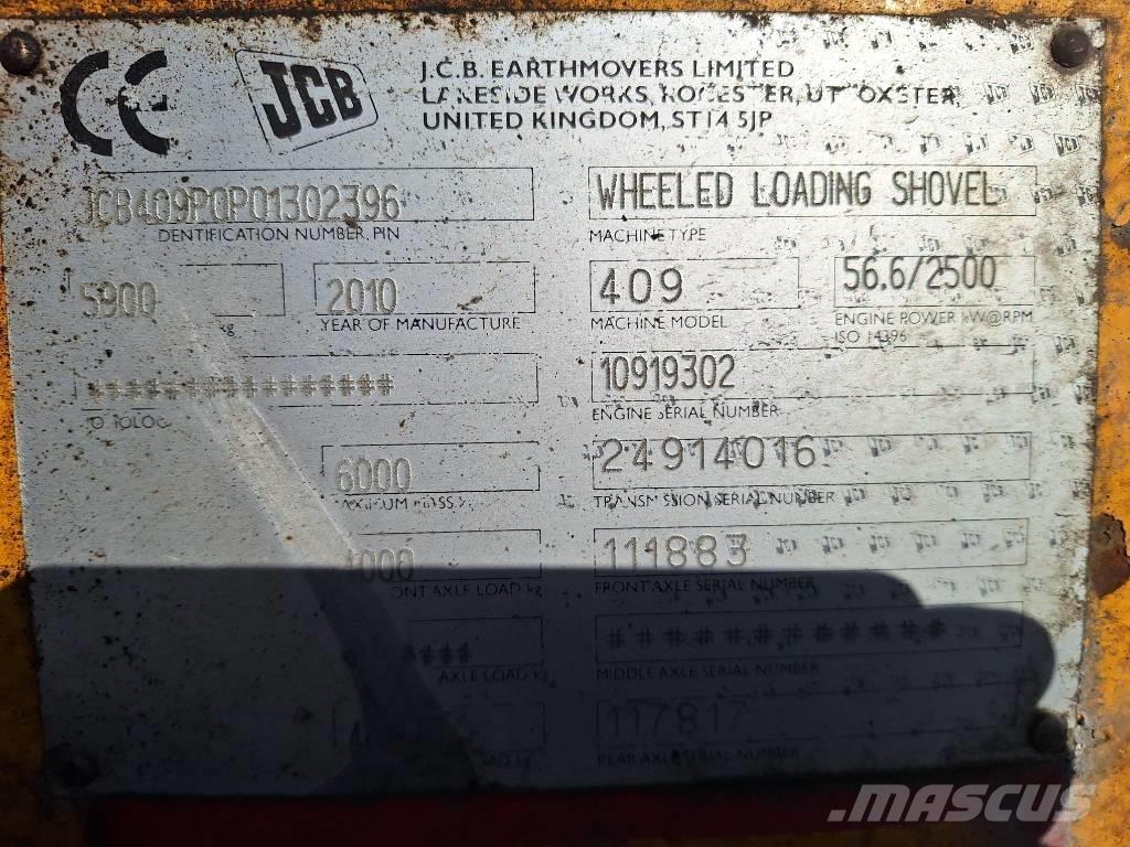 JCB 409 Utovarivači na kotačima