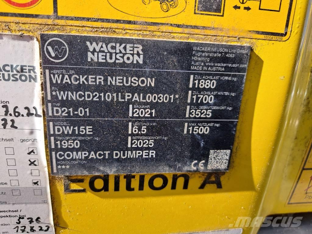 Wacker Neuson DW15e Demperi za gradilišta