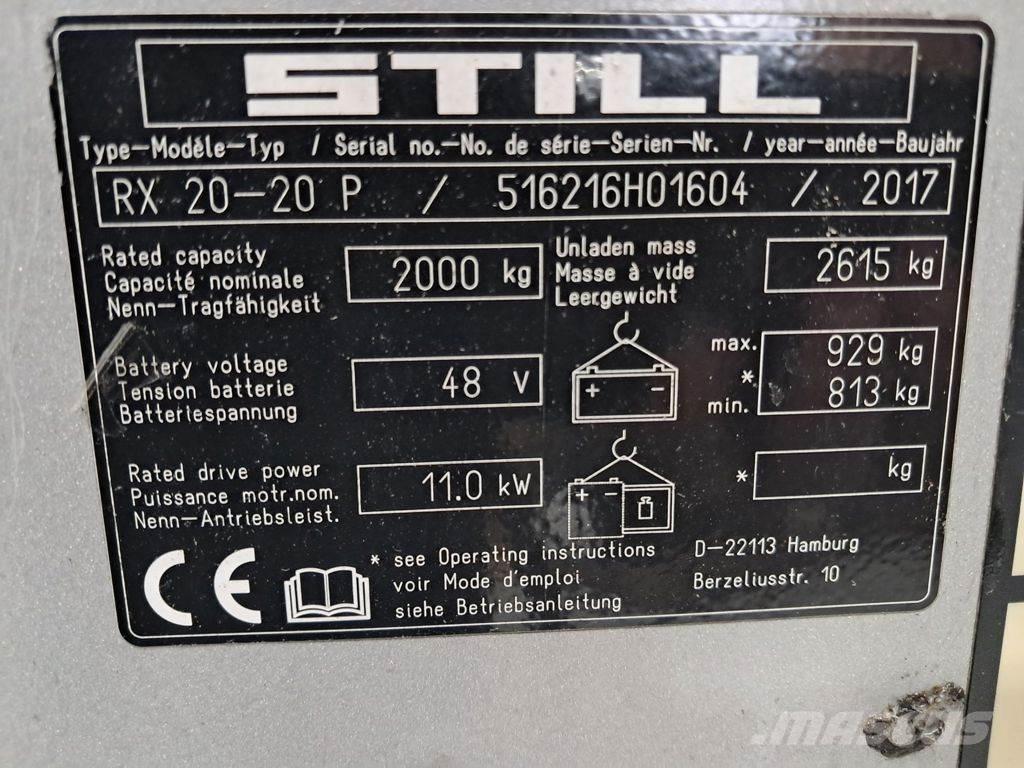 Still RX 20-20 P Električni viličari