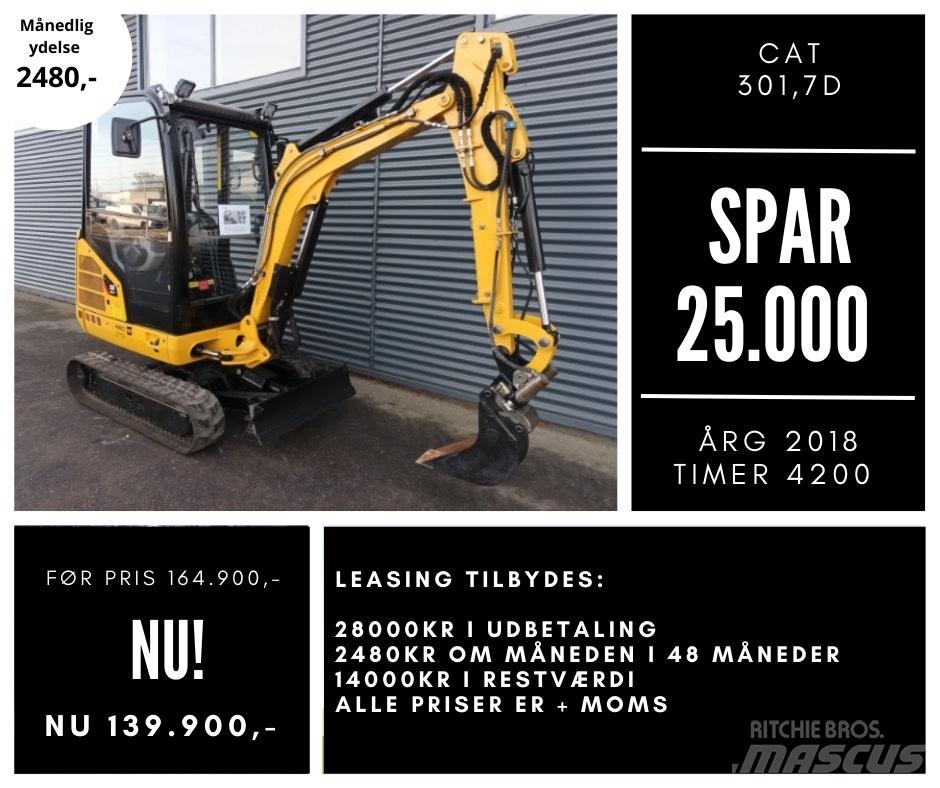 CAT 301,7d Mini bageri <7t