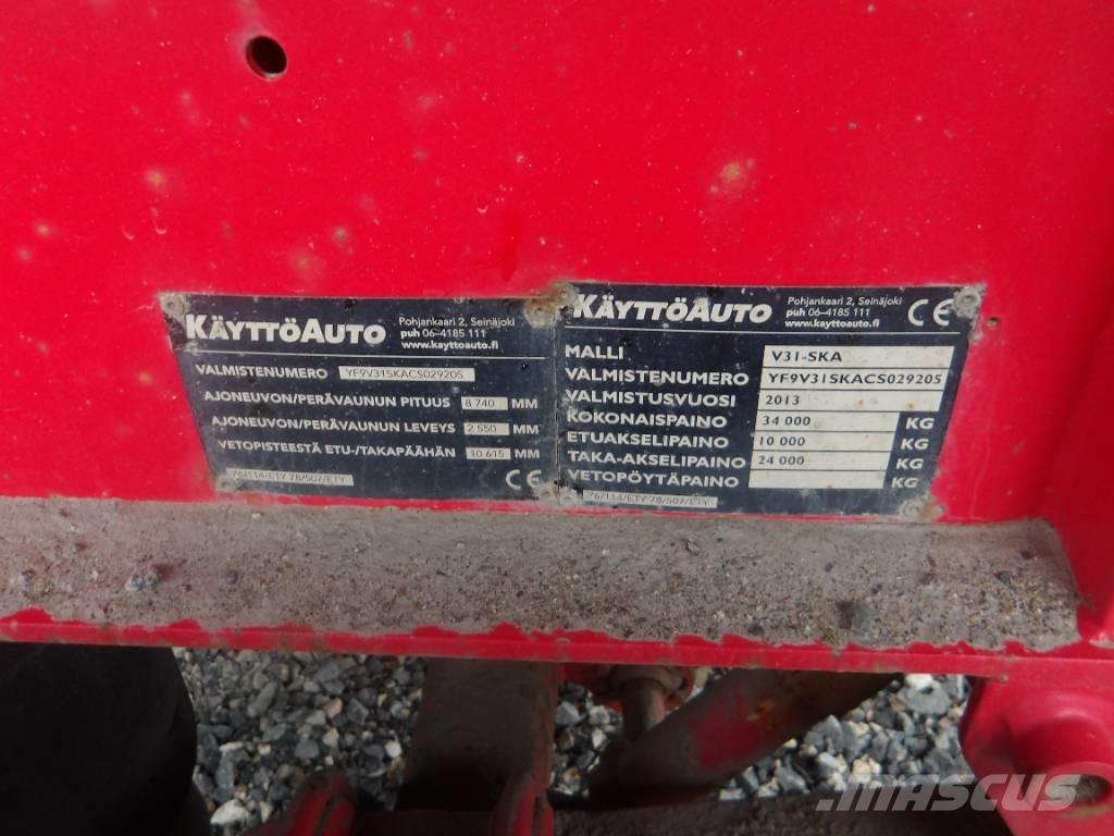  Käyttöauto V31 4 aks Kiper prikolice