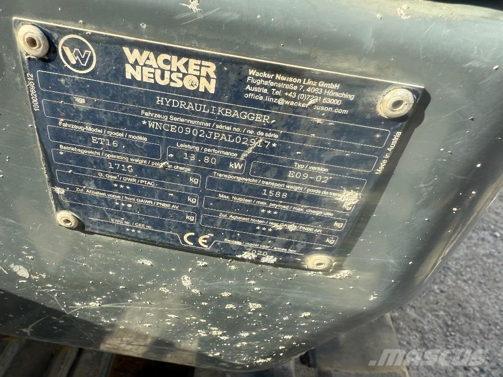 Wacker Neuson ET 16 Mini bageri <7t