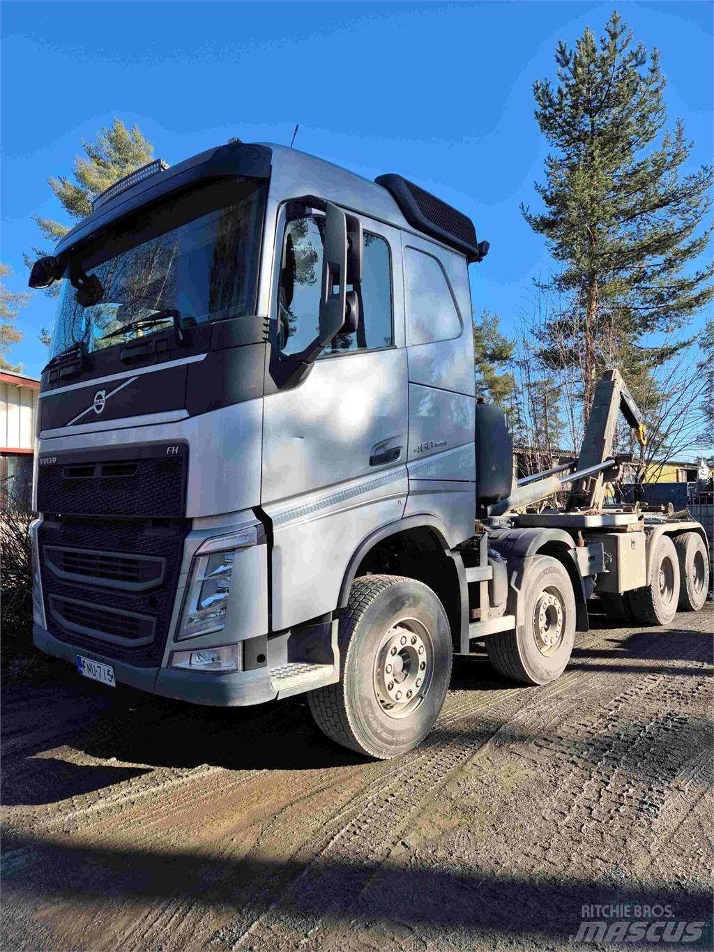 Volvo FH460 Rol kiper kamioni s kukama za dizanje