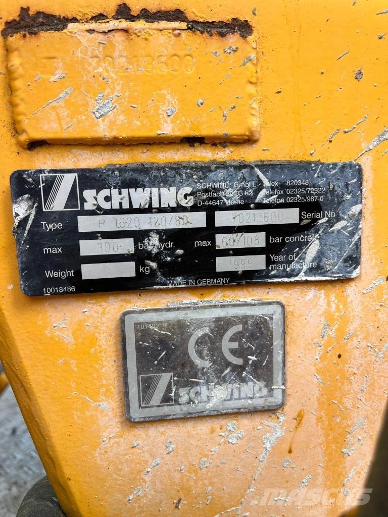 Schwing P1620-120/80 Kamionske beton pumpe