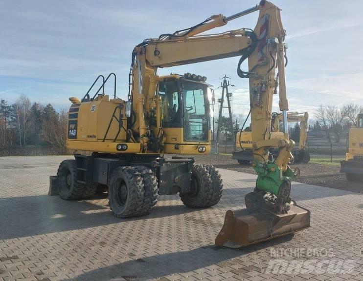 Komatsu PW 148-10 Bageri na kotačima