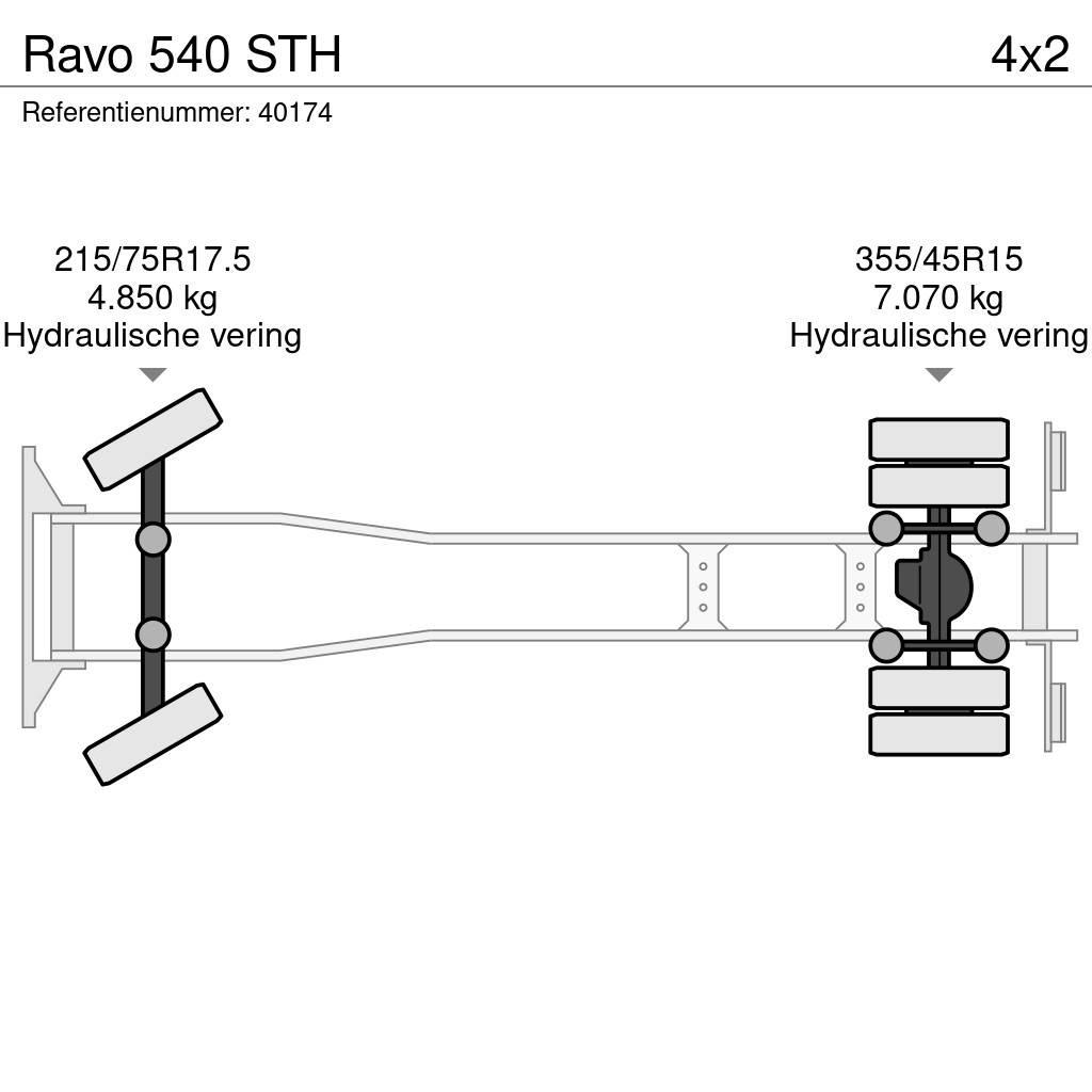 Ravo 540 STH Kamioni za čišćenje ulica