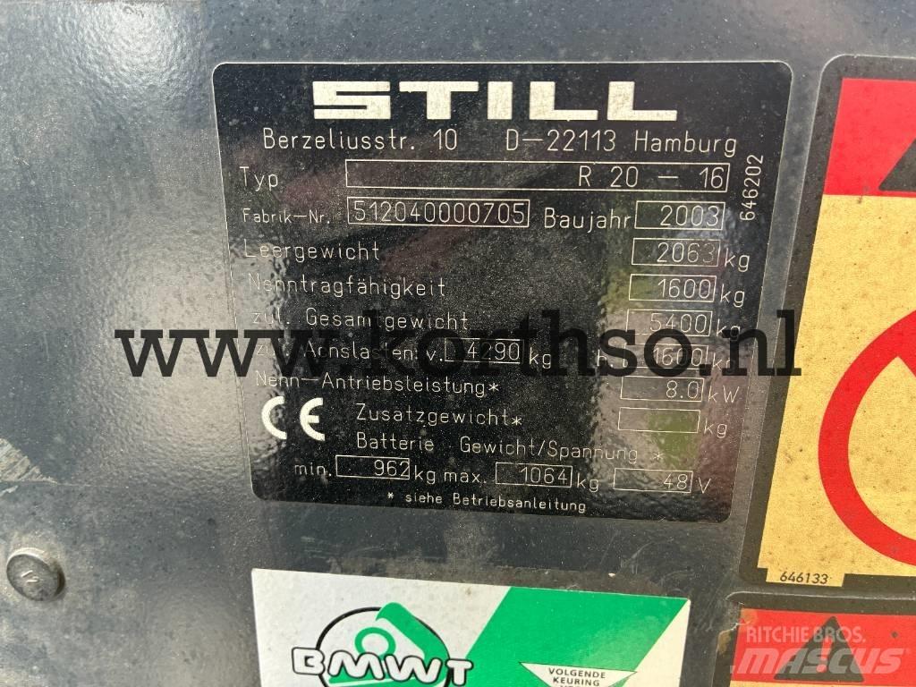Still R 20-16 Električni viličari