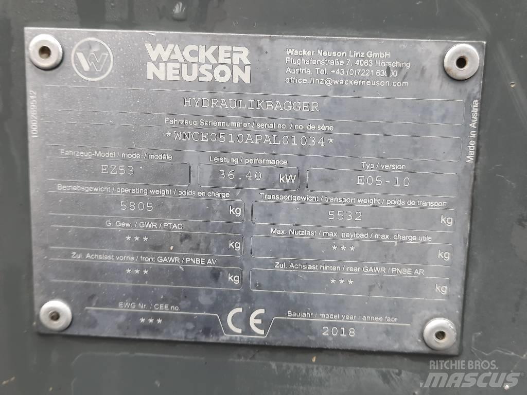 Wacker Neuson EZ 53 Mini bageri <7t
