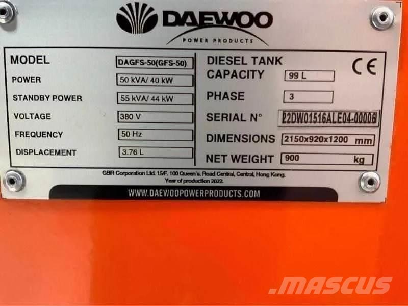 Daewoo DAGFS-50 Dizel agregati